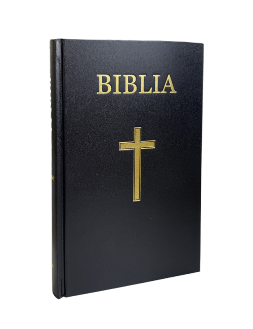 BIBLIA MEDIE NEGRA CU CRUCE