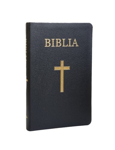 BIBLIA MEDIE COPERTA PIELE NEAGRA REPERT