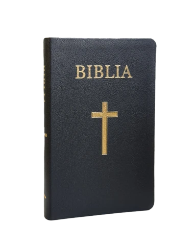 BIBLIA MEDIE COPERTA PIELE NEAGRA REPERT