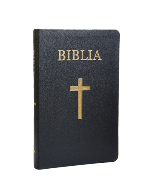BIBLIA MEDIE COPERTA PIELE NEAGRA REPERT