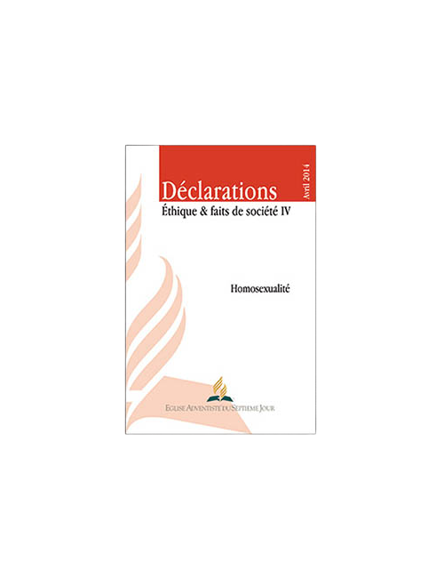 DÉCLARATIONS-ÉTHIQUE ET FAITS DE SOCIÉ 