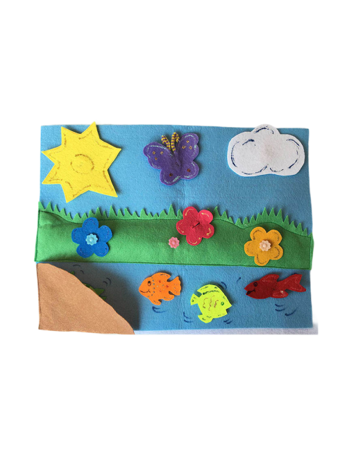 FIELTRO-ALFOMBRILLA DIDÁCTICA (BOTONES)