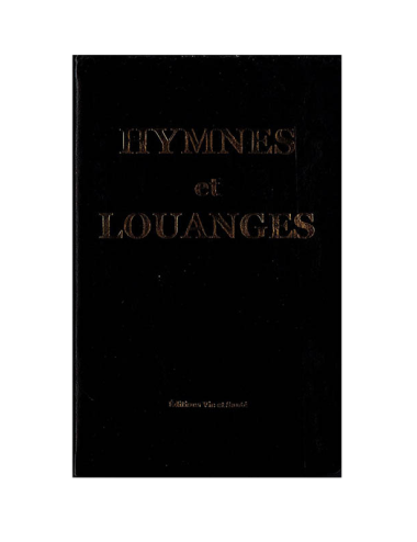 HYMNES ET LOUANGES AVEC PARTITIONS