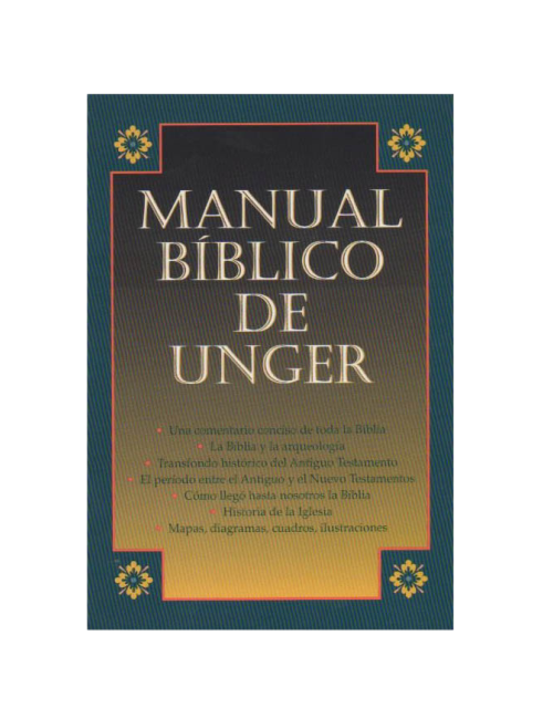 MANUAL BIBLICO UNGER-RUSTICA