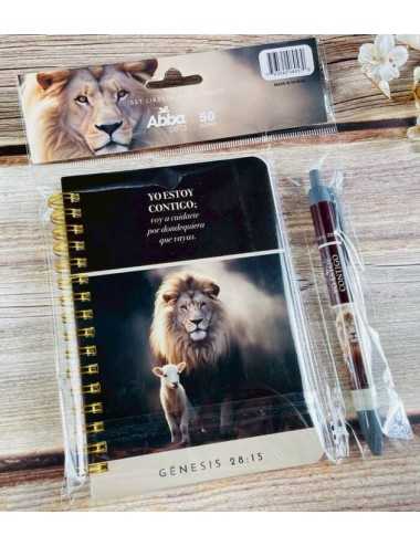 PACK LIBRETA ANILLAS CON BOLÍGRAFO. YO ESTOY CONTIGO